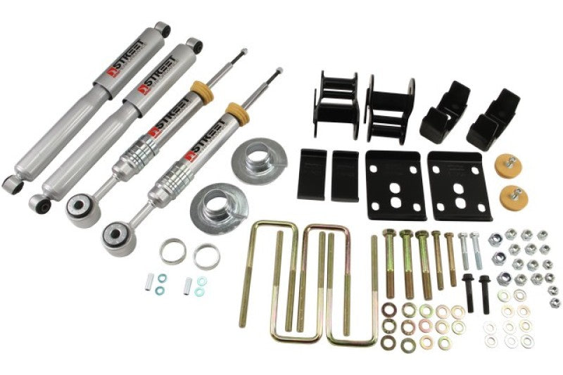 Belltech 983SP Lowering Kit 09-13 Ford F150 Ext Cab/Quad Cab Short Bed 2WD 2in or 3in F/4in Rear w/ Shocks