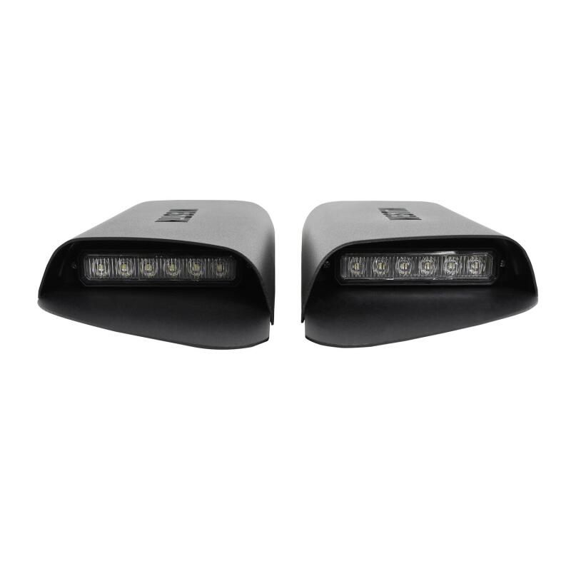Westin 62-41115 18-20 Jeep Wrangler JL 2dr LED Hood Scoops - Textured Black