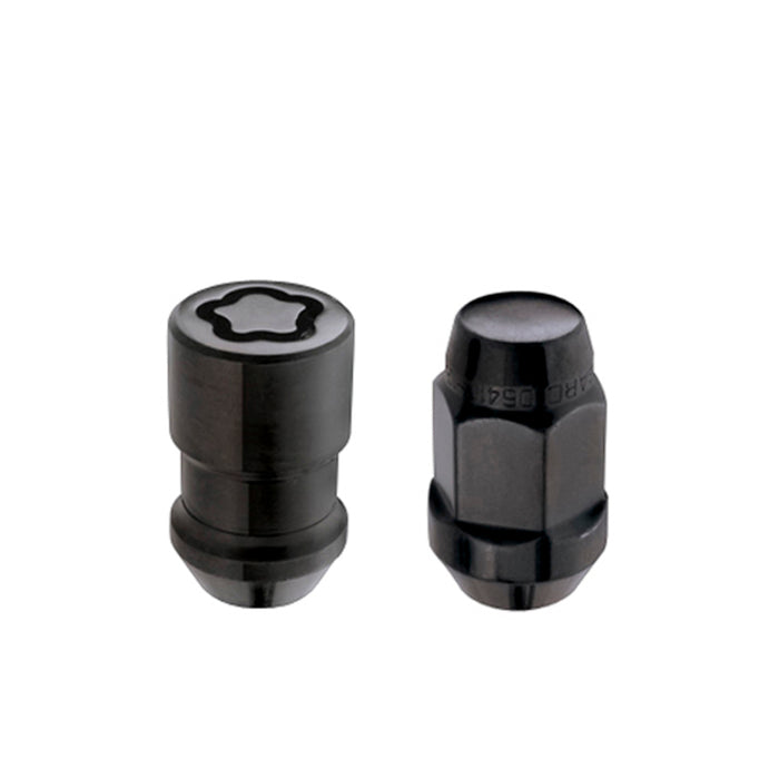 McGard 84563BK Jeep Wrangler Install Kit (Cone Seat Bulge) 1/2-20 / 3/4 Hex / (18 Lug Nuts / 5 Locks) - Blk