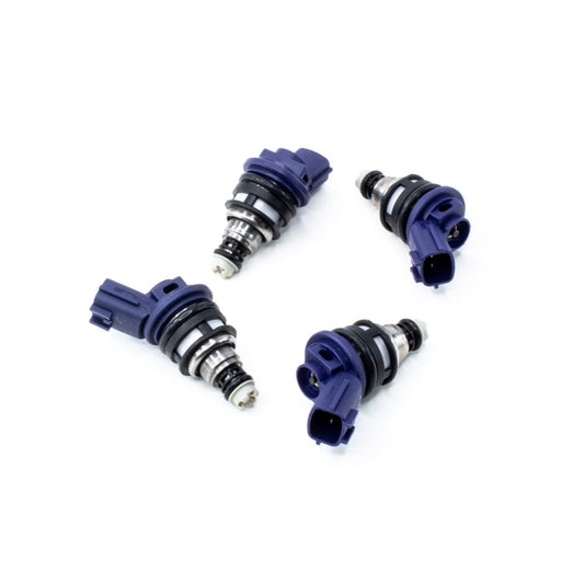 DeatschWerks 01J-00-0740-4 Nissan G20 / SR20 / 240sx 740cc Side Feed Injectors