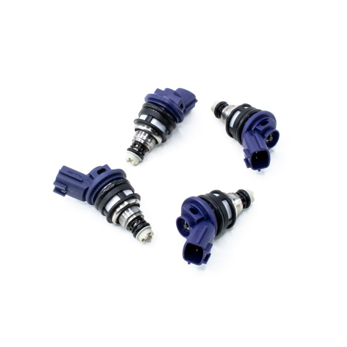 DeatschWerks 01J-00-0740-4 Nissan G20 / SR20 / 240sx 740cc Side Feed Injectors