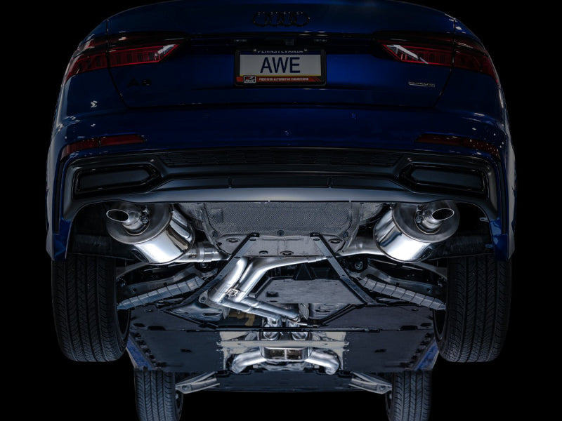AWE Tuning 3015-31003 AWE Audi 2019-2023 C8 A6/A7 3.0T Touring Edition Cat-back Exhaust- Turn Downs
