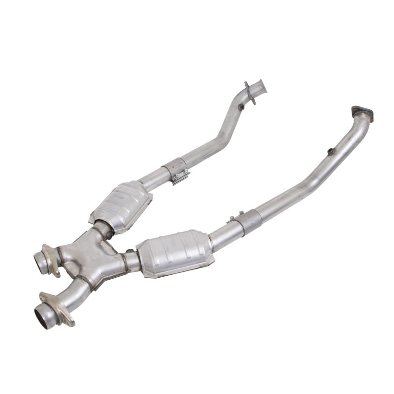 BBK 1670 99-04 Mustang 4.6 GT / Cobra High Flow X Pipe With Catalytic Converters - 2-1/2