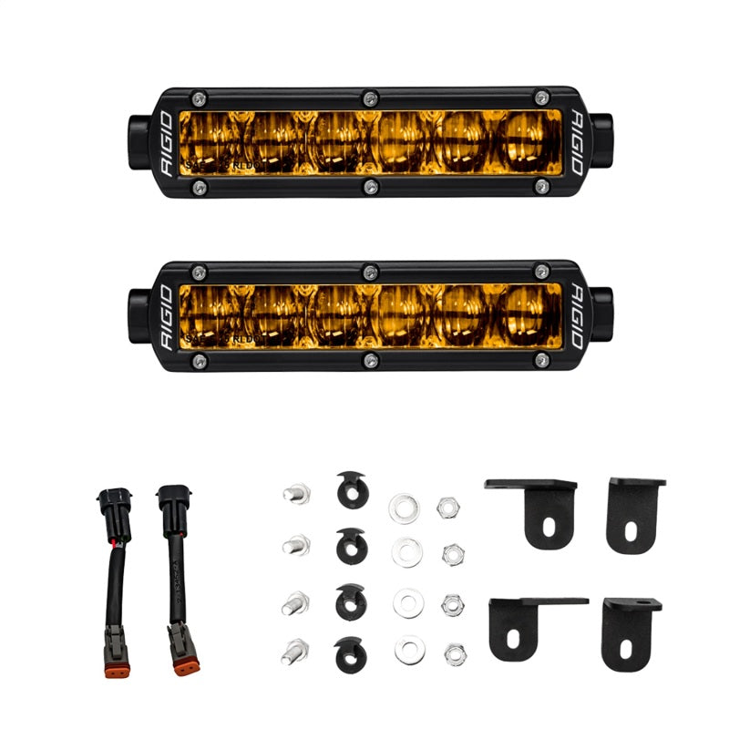 Rigid Industries 37201 2022+ Toyota Tundra 6in SR-Series Selective Yellow Fog Light Kit