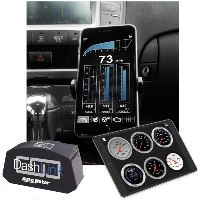 AutoMeter 6036 Autometer OBD-II Wireless Data Module Bluetooth DashLink for Apple IOS & Andriod Devices