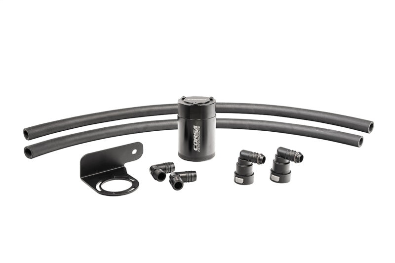 CORSA Performance CC0010 Corsa 2011-2025 Ford F-150 3.5L Turbo (Auto) Corsa Aluminum Oil Catch Can w/Mounting Bracket