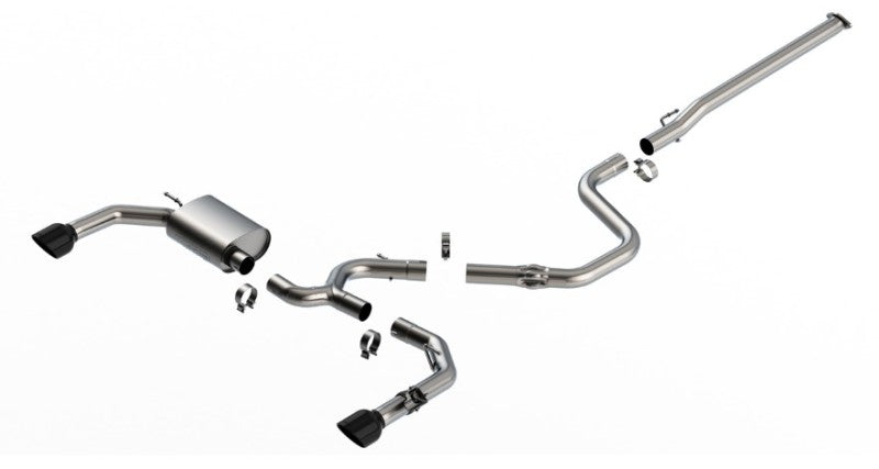 Borla 140925BC 22-23 Hyundai Elantra N 2.0L 4 CYL. Turbo AT/MT ATAK Catback Exhaust Black Chrome