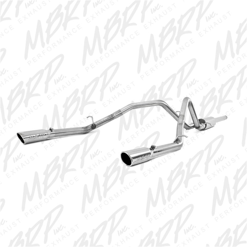 MBRP S5084409 14 Chevy/GMC 1500 Silverado/Sierra 4.3L V6/5.3L V8 Dual Split Rear T409 3in Cat Back Exhaust