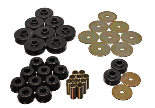Energy Suspension 8.4102G 84-88 Toyota 4-Runner Black Body Cab Mount Set