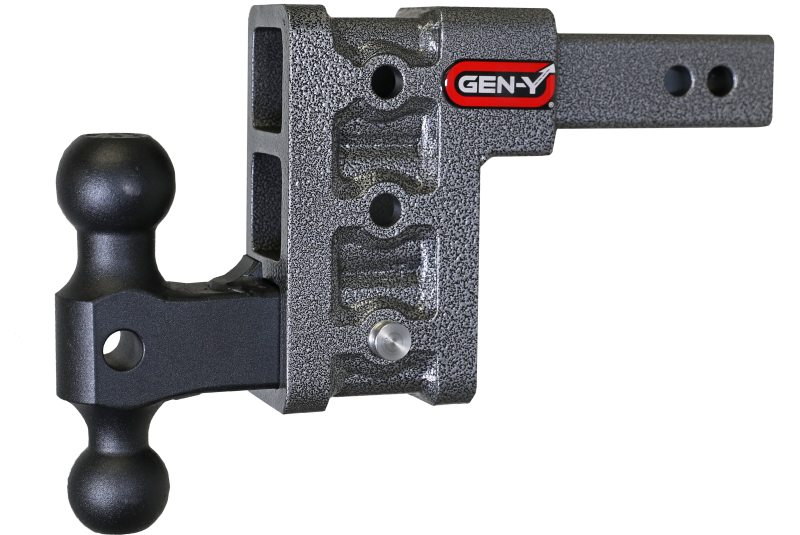 GEN-Y Hitch GH-513 Gen-Y Mega Duty 2in Shank 5in Drop 2K TW 16K Hitch w/GH-051 Dual-Ball
