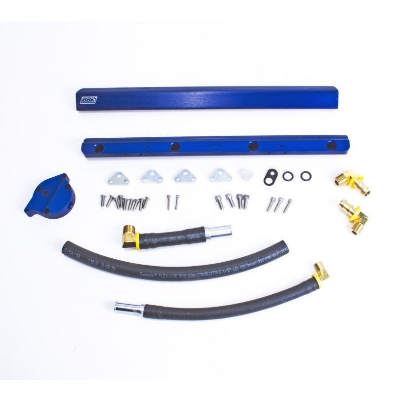 BBK 5010 86-93 Mustang 5.0 High Flow Billet Aluminum Fuel Rail Kit