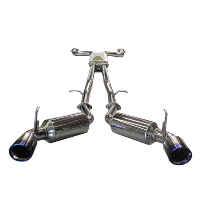 Injen SES1987TT 03-08 350Z Dual 60mm SS Cat-Back Exhaust w/ Built In Resonated X-Pipe