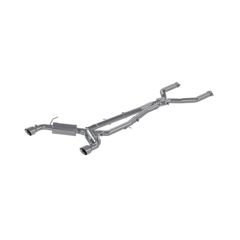 MBRP S4400304 16-22 Infiniti Q50 3.0L FWD/AWD 3in Cat Back w/ 4.5in OD Tips - T304
