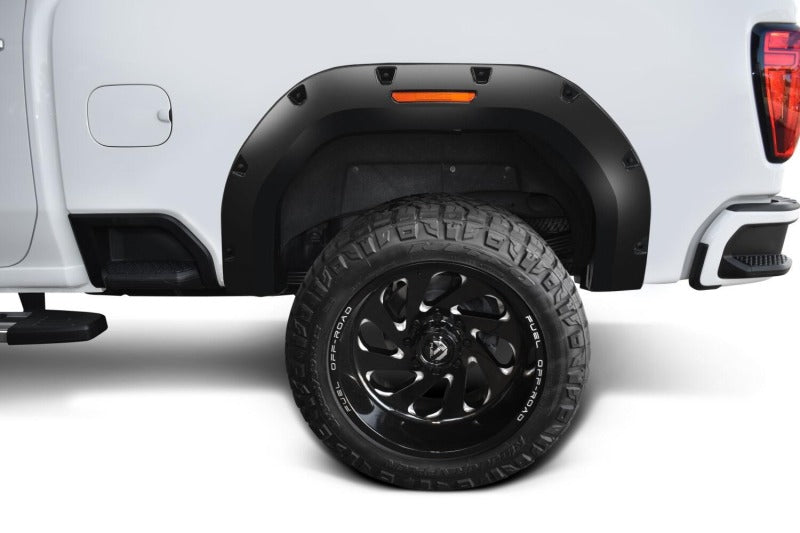 Bushwacker 40987-02 20-21 GMC Sierra 2500/2500HD/3500HD (Excl. Dually) Pocket Style 4pc Flares - Blk