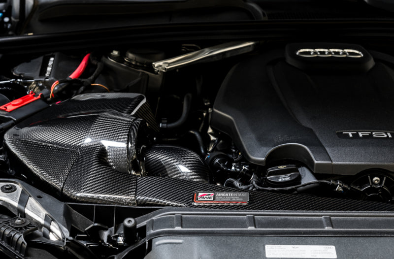 AWE Tuning 2660-15028 Audi B9 A4/A5 2.0T Quattro Carbon Fiber AirGate Intake w/ Lid