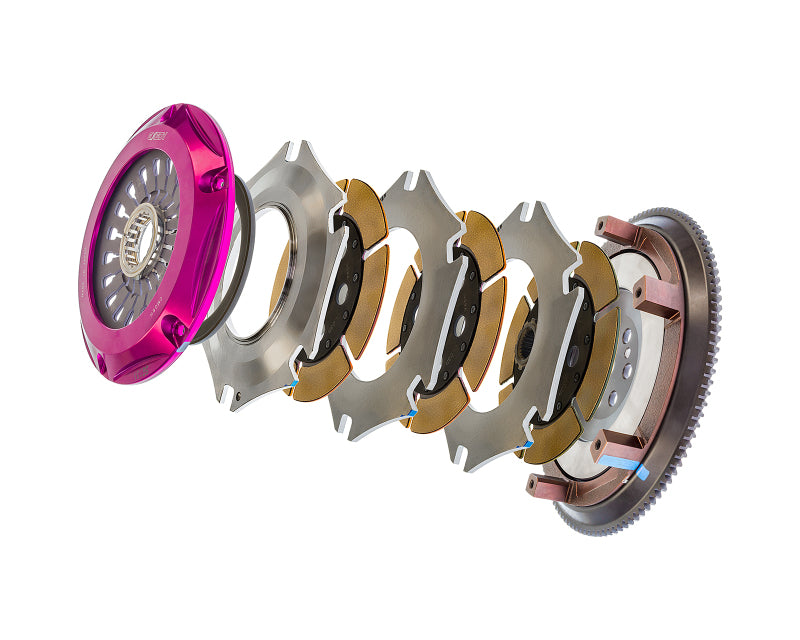 Exedy MM023HR 1996-1996 Mitsubishi Lancer Evolution IV L4 Hyper Triple Cerametallic Clutch Rigid Pull Type