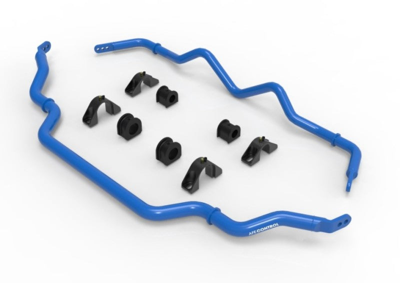 aFe 440-711001-L 16-21 Infiniti Q50/Q60 3.0L (tt) Front and Rear Sway Bar Set Blue