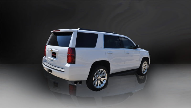 CORSA Performance 14859 Corsa 2015-2020 Chevy Tahoe/GMC Yukon Cat-Back Exhaust Sport 3in Single Side Twin Polished 4in Tips