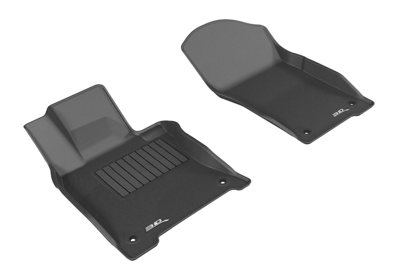 3D MAXpider L1IN01711509 2014-2017 Infiniti Q50 Kagu 1st Row Floormat - Black