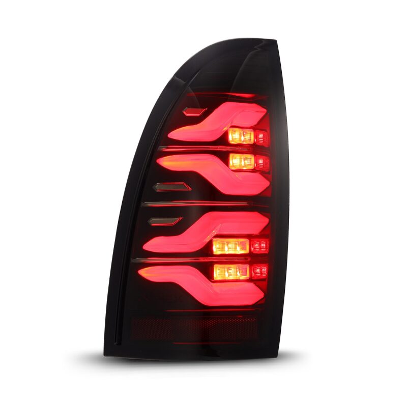 AlphaRex 680070 05-15 Toyota Tacoma LUXX LED Taillights Blk/Red w/Activ Light/Seq Signal