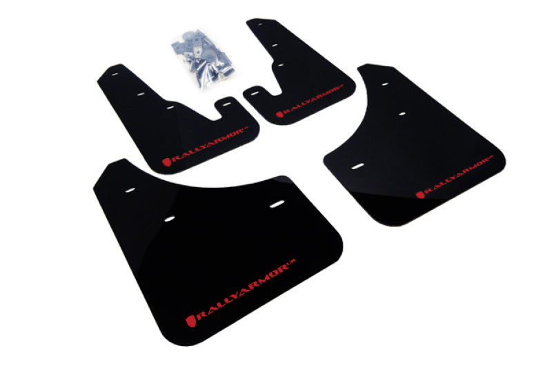 Rally Armor MF9-UR-BLK/RD 04-09 Mazda3/Speed3 Black UR Mud Flap w/ Red Logo