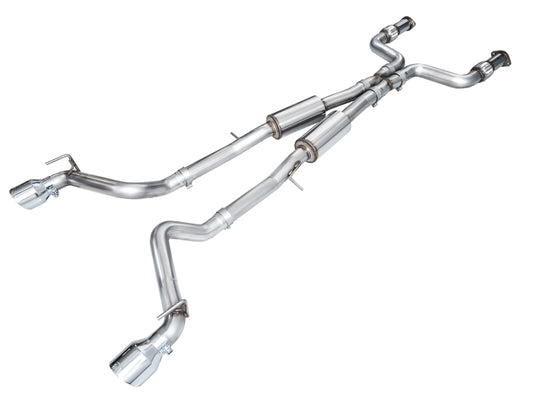 AWE Tuning 3020-32400 AWE 2023 Nissan Z RZ34 RWD Track Edition Catback Exhaust System w/ Chrome Silver Tips