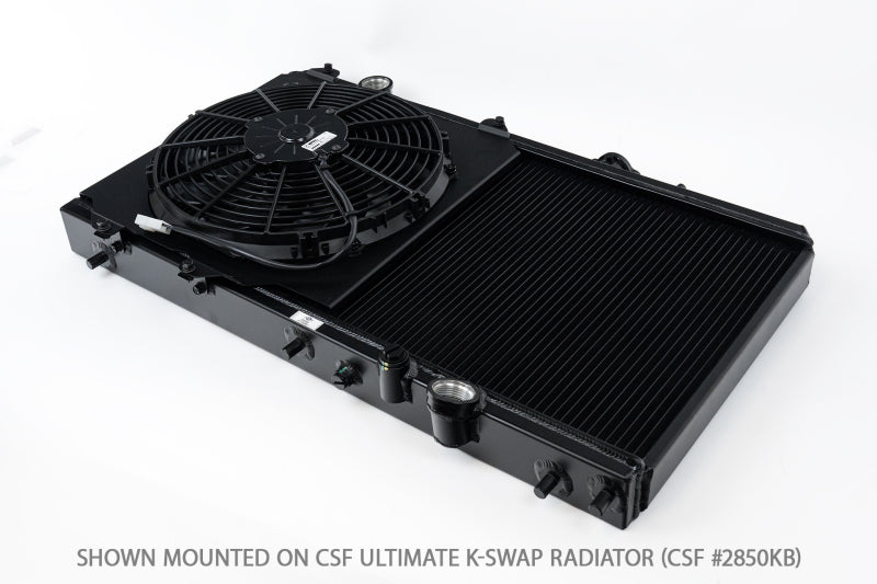 Csf Cooling CSF2858FB Fan Shroud/Fan 92-00 Civic Aluminum