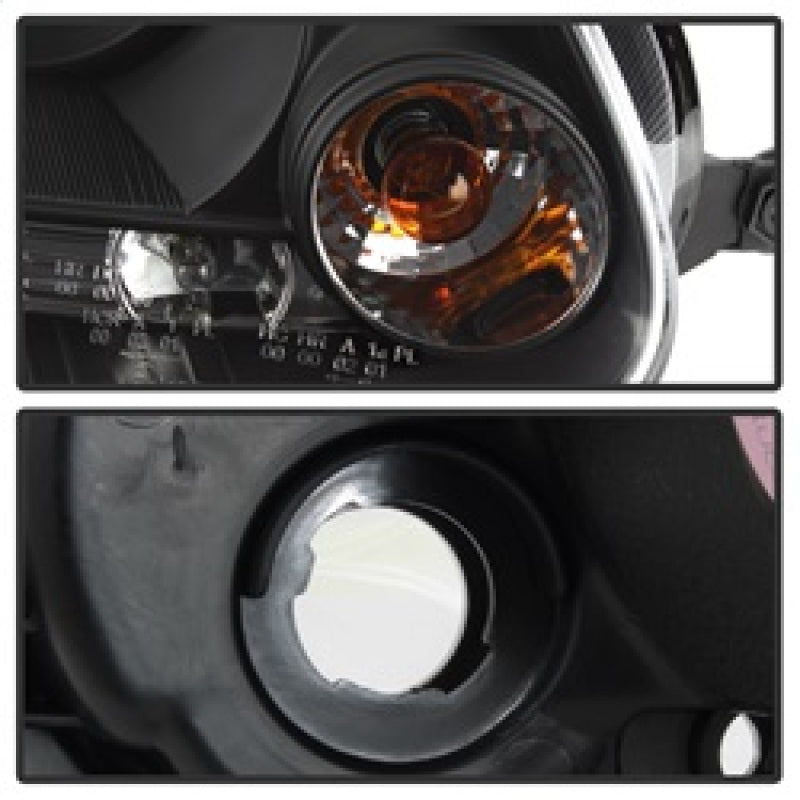 SPYDER 5012098 Spyder Volkswagen GTI 06-09/Jetta 06-09 Halogen Model Only - LED Halo DRL Black PRO-YD-VG06-HL-BK