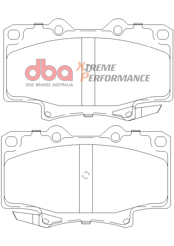 DBA DB1199XP 91-96 Toyota Land Cruiser XP650 Front Brake Pads