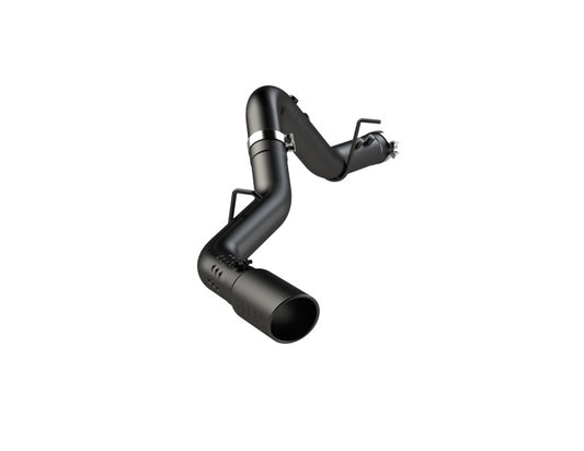 MBRP S6059BLK 2020+ GMC/Chevy 2500/3500 6.6L Duramax 4in Mand Bent Tubing Pro-Ser Cat Back Single Side - Blk