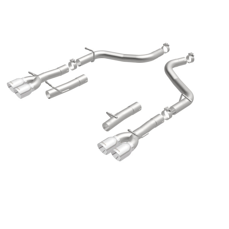 Magnaflow 19218 MagnaFlow Axle-Back, SS, 2.5in, Quad Split Rear 3.5in Tip 2015 Dodge Challenger 3.6L V6