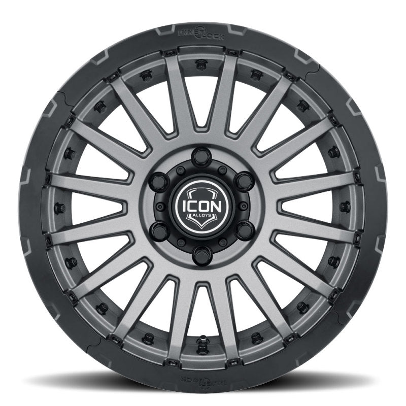 ICON 23617858347CH Recon Pro 17x8.5 6x5.5 0mm Offset 4.75in BS 106.1mm Bore Charcoal Wheel