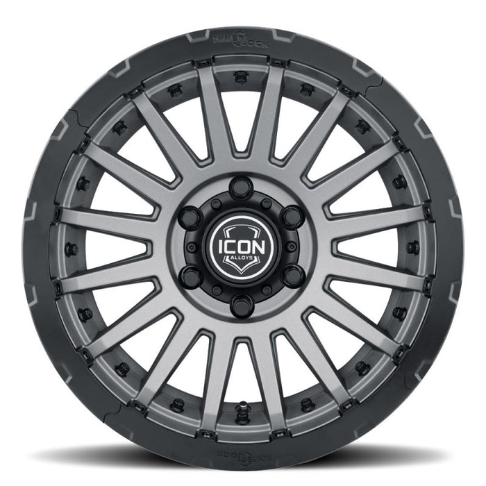 ICON 23617858347CH Recon Pro 17x8.5 6x5.5 0mm Offset 4.75in BS 106.1mm Bore Charcoal Wheel