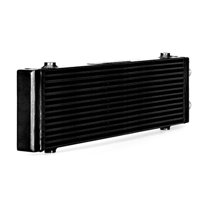 Mishimoto MMOC-DP-LBK Universal Large Bar and Plate Dual Pass Black Oil Cooler