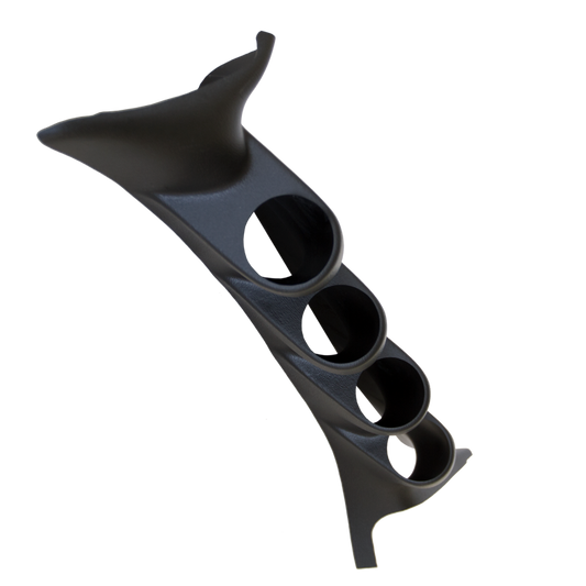 AutoMeter 17308 Autometer 99-07 Ford Super Duty Black 52mm Quad Pilillar Pod