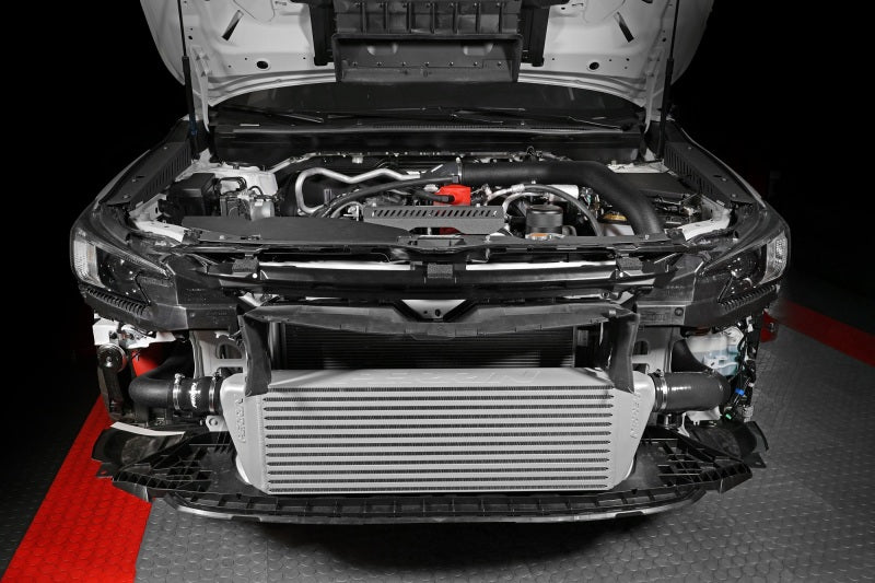 Perrin Performance PSP-ITR-441SL/BK PERRIN 22-25 Subaru WRX Front Mount Intercooler Kit (Black Tubes & Silver Core)