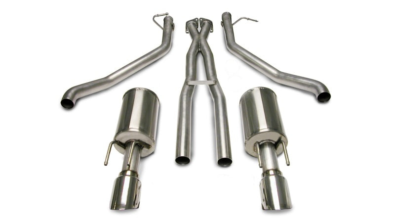 CORSA Performance 14189 Corsa 2005-2006 Pontiac GTO 6.0L V8 2.5in Sport Cat-Back + XPipe Exhaust Polished Tips