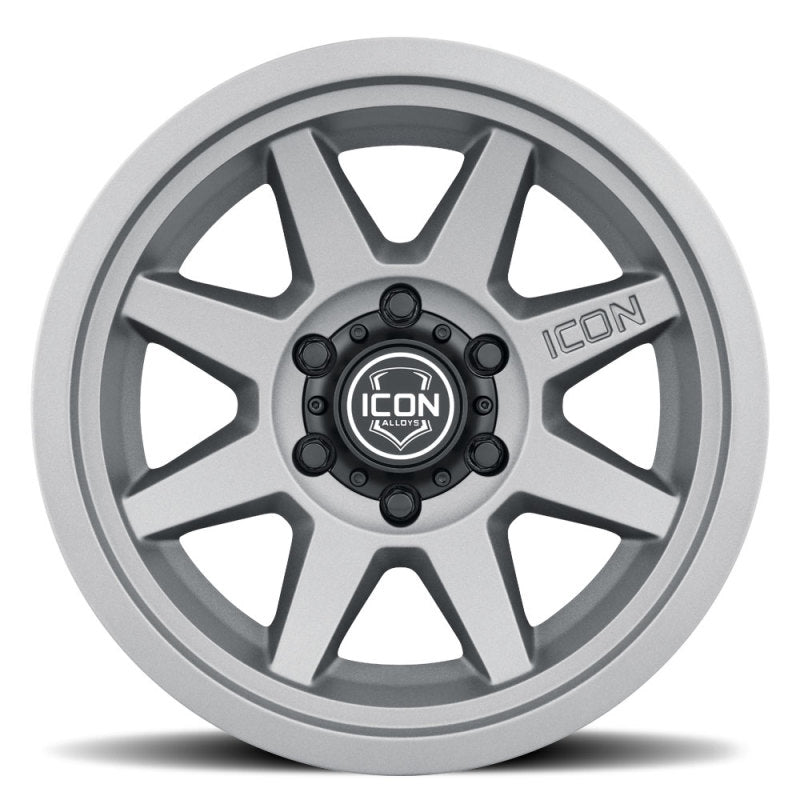 ICON 1917858347CH Rebound 17x8.5 6x5.5 0mm Offset 4.75in BS 106.1mm Bore Charcoal Wheel