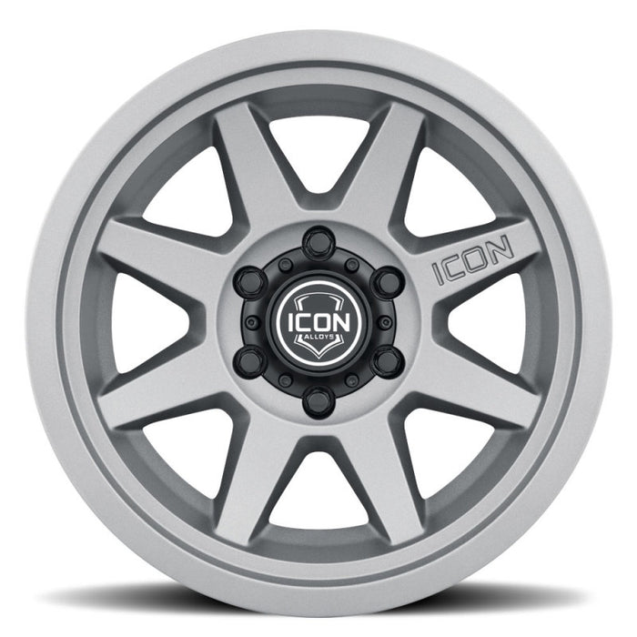 ICON 1917858347CH Rebound 17x8.5 6x5.5 0mm Offset 4.75in BS 106.1mm Bore Charcoal Wheel
