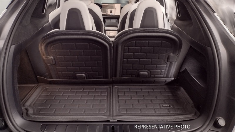 3D MAXpider Q1TL0281309 20-23 Tesla Model Y 2nd Row Seatback Protector Kagu Cargo Liner - Black