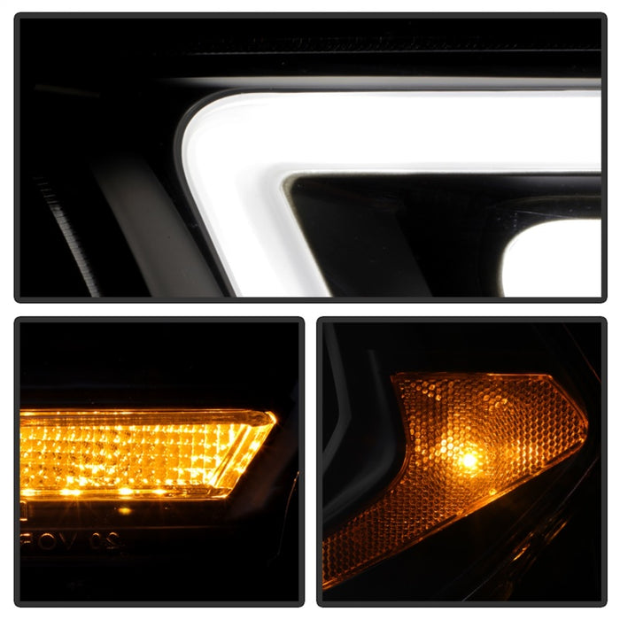SPYDER 5088284 Spyder Dodge Durango 11-13 Halogen Model Only Projector Headlights - Black PRO-YD-DDU11SI-BK