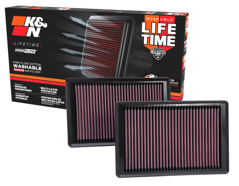 K&N Engineering 33-2445 K&N Replacement Air Filter 10-12 Jaguar XK/XKR 5.0L V8