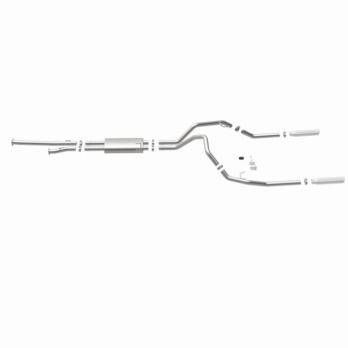 Magnaflow 15305 MagnaFlow 14 Toyota Tundra V8 4.6L/5.7L Stainless Cat Back Exhaust Dual Split Rear Exit