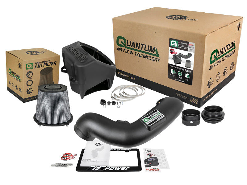 aFe 53-10004D Quantum Pro DRY S Cold Air Intake System 17-18 Ford PowerStroke V8 6.7L (td)
