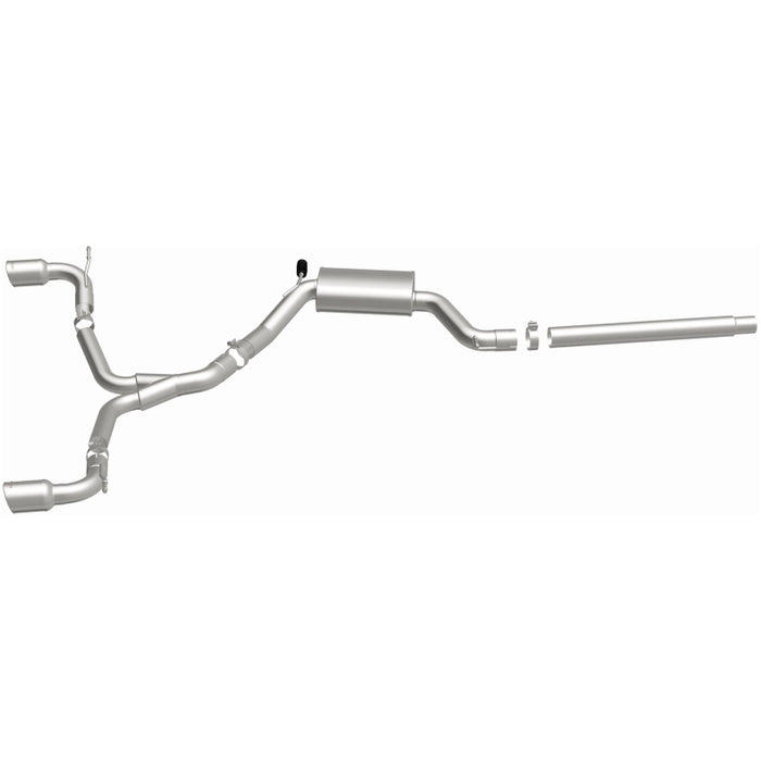 Magnaflow 15357 MagnaFlow SYS C/B Dual Split Rear Exit 4in Polished Tips 2015 VW GTI 2.0L Turbo