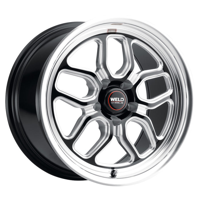 Weld S15270071P00 S152 17X10 Laguna Drag 5X115 ET00 BS5.50 Gloss Black MIL Dia 78.1