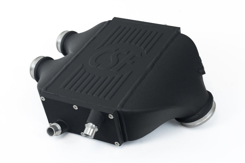 CSF 8082 2014+ BMW M3/M4 (F8X) Top Mount Charge-Air-Cooler - Crinkle Black