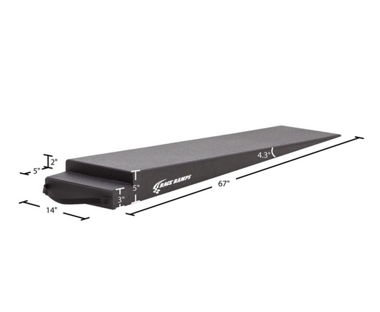Race Ramps RR-TR-5 5in. Trailer Ramp - 4.3 Degree Approach Angle