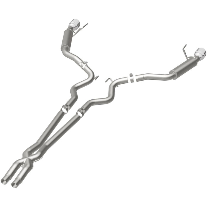Magnaflow 19099 MagnaFlow Cat Back, SS, 2.5in, Competition, Dual Split Polished 4.5in Tips 2015 Ford Mustang V6 3.7L