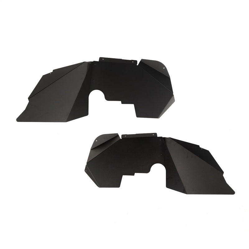 Rugged Ridge 11615.07 Aluminum Fender Liners Front Black 07-18 Jeep Wrangler JK/JKU